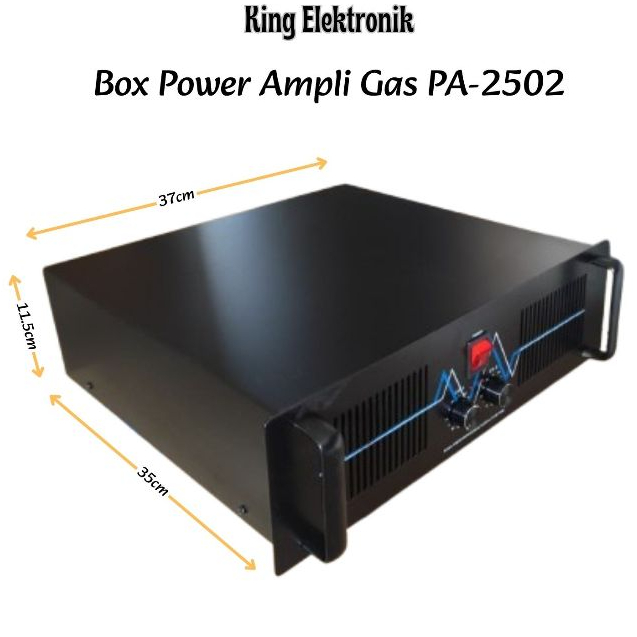 Box Power GAS Box Power Ampli Box Amplifier PA 2502 Full Akesoris