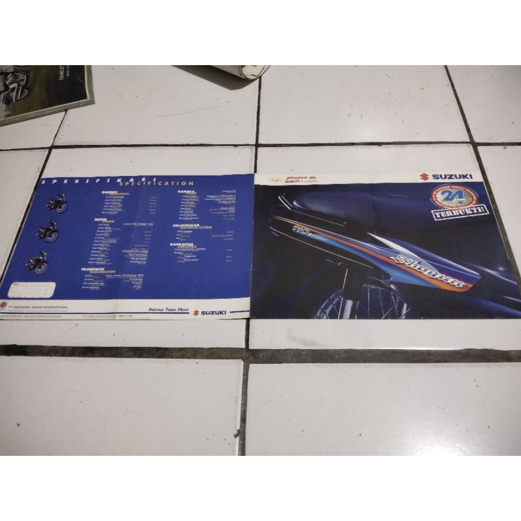 brosur suzuki shogun 110 shogun kebo