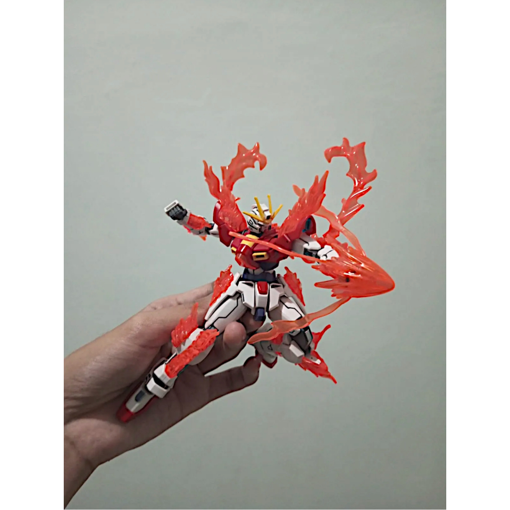 Hg build burning bandai not rg mg