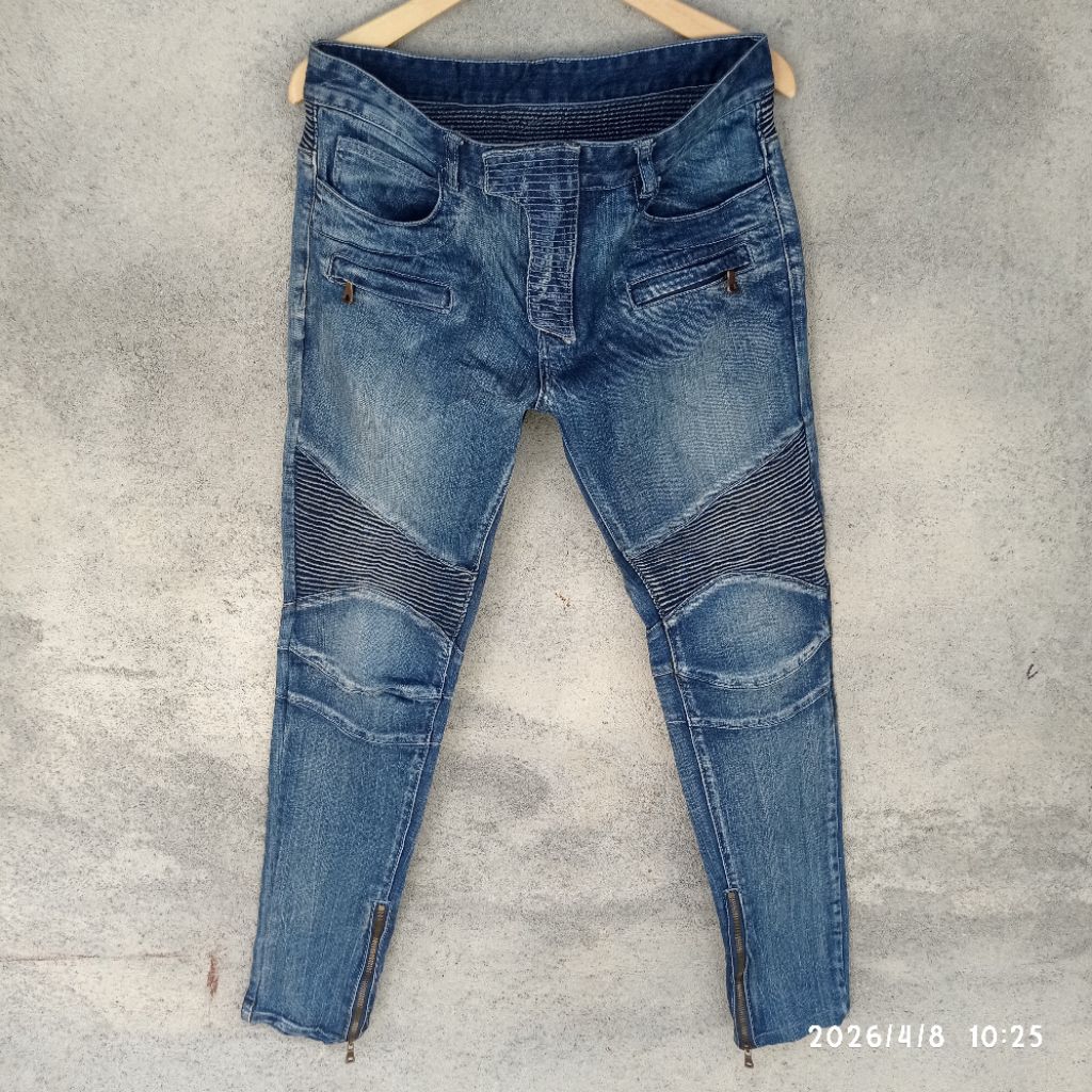 Balmain biker jeans