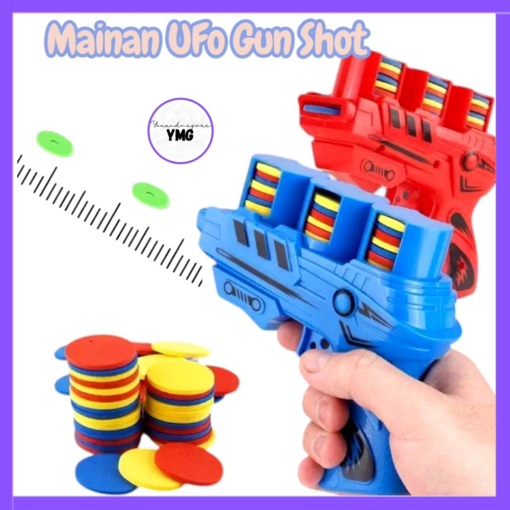 (YMG)Mainan Anak Ufo Gun Tmbkan /Mainan Ufo Gun Shot