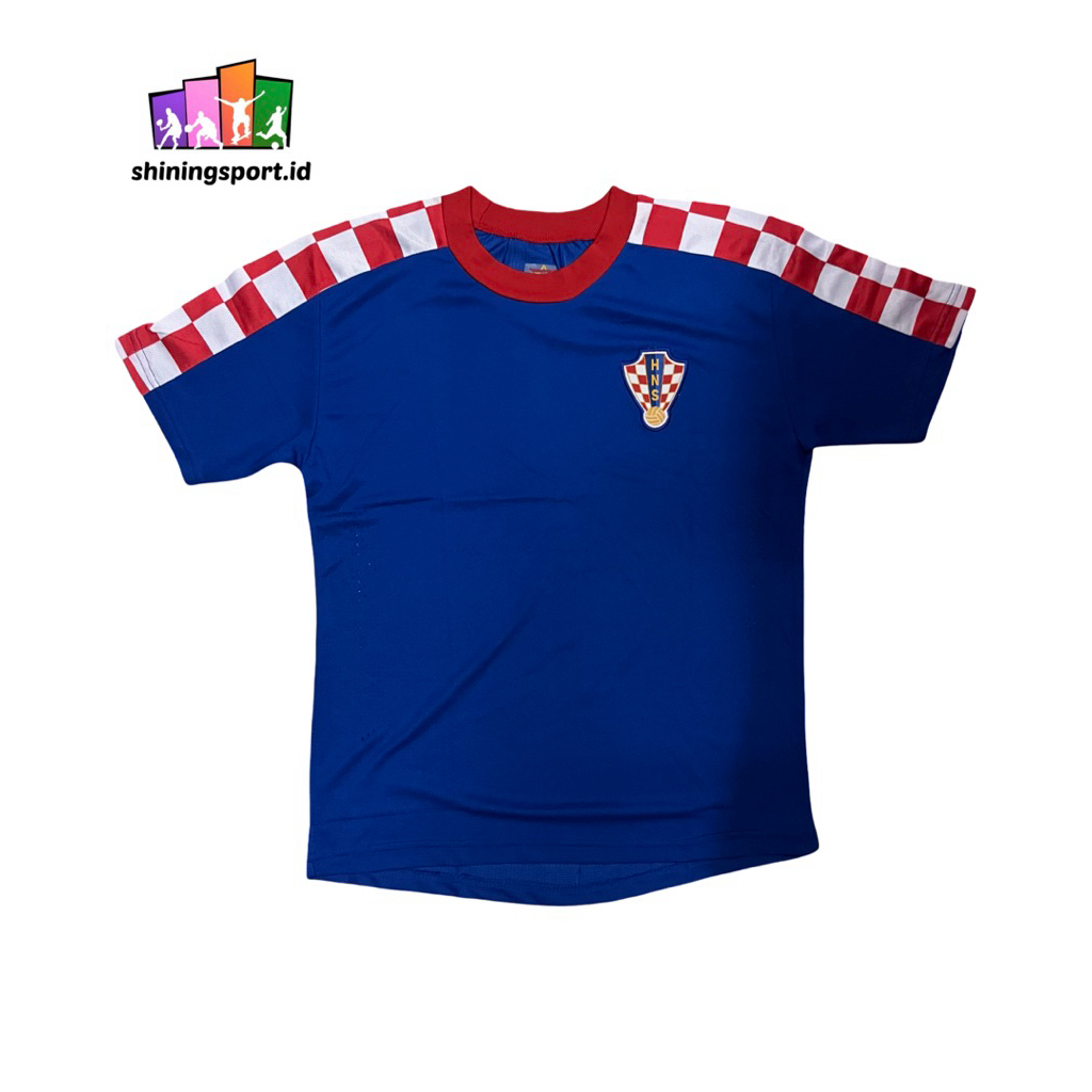 Jersey Bola Anak Hingga Remaja Retro Vintage Timnas Kroasia Away 2010-2012 All Size Fit To XL 7 Star