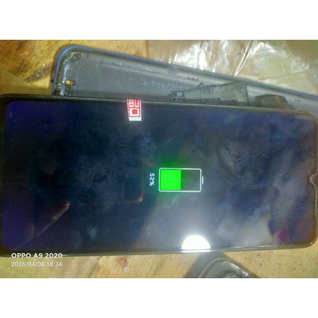 LCD _ Back door _ FINGER PRIN _ XIAOMI  REDMI 12C ORIGINAL COPOTAN