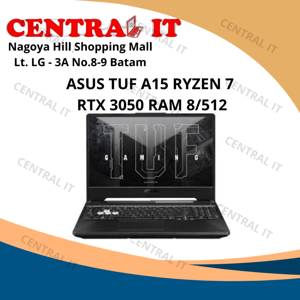Asus TUF A15 RTX 3050 Ryzen 7 8/512