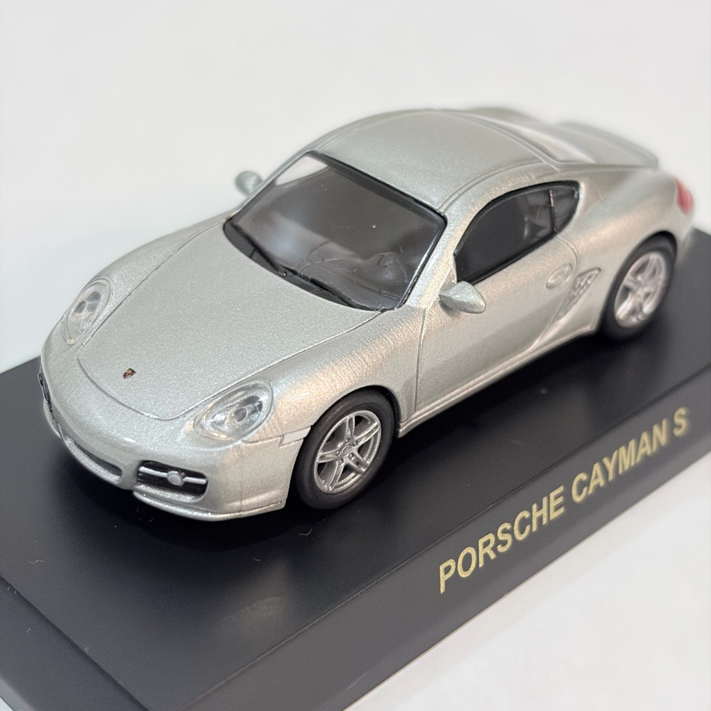 Kyosho porsche Cayman S silver 1/64