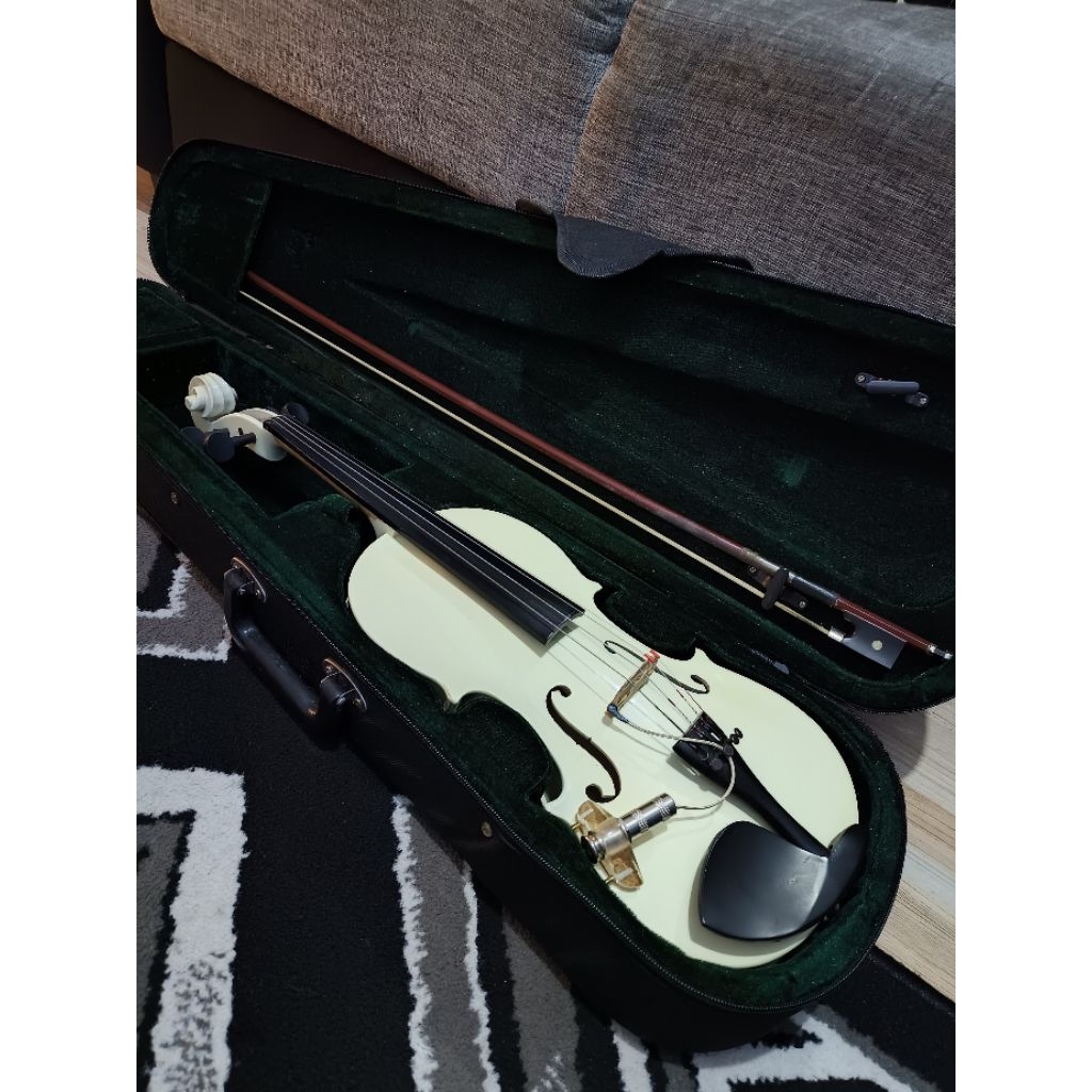 Biola Stainer white akustik Elektrik
