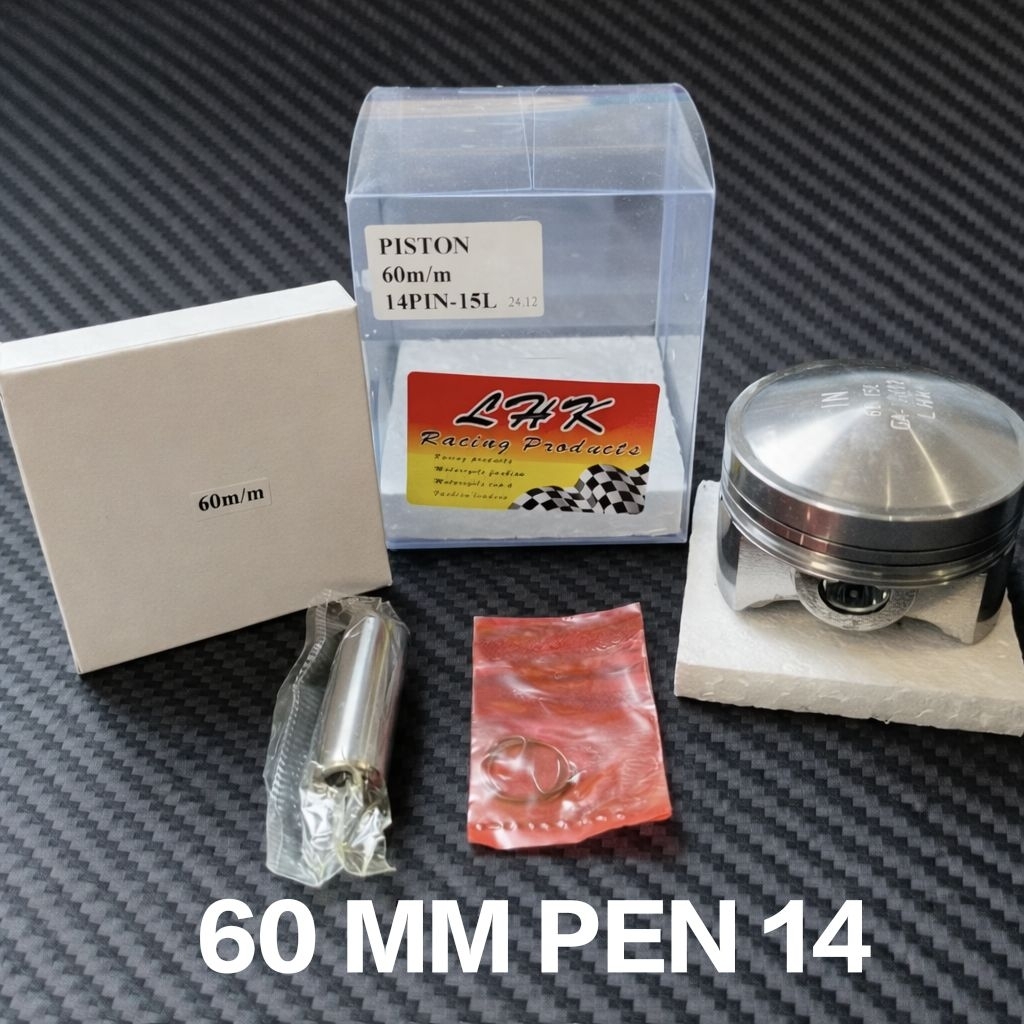 Piston LHK Seher Kit Set Pen 14 Pin 14 Ukuran 60 MM PEN 14