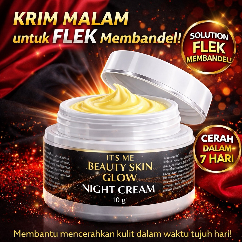 CREAM MALAM ANTI FLEK HITAM DAN MELASMA BPOM