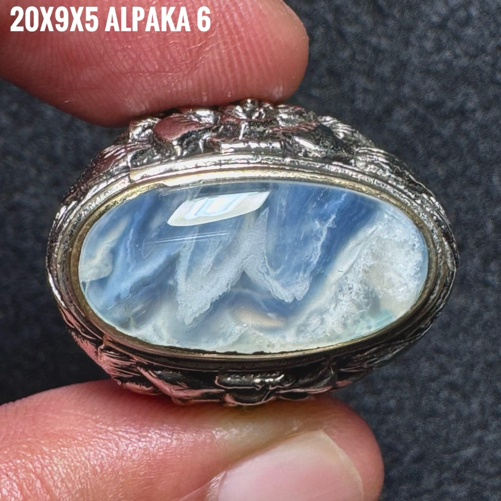Cincin Batu Akik Natural Lafadz Allah (Asli Alam)