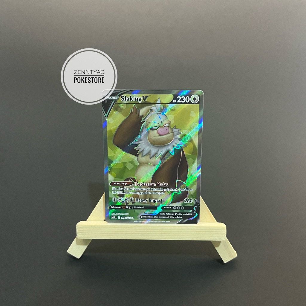 Slaking V S10b 079/071 SR, Kartu Pokemon TCG Indonesia