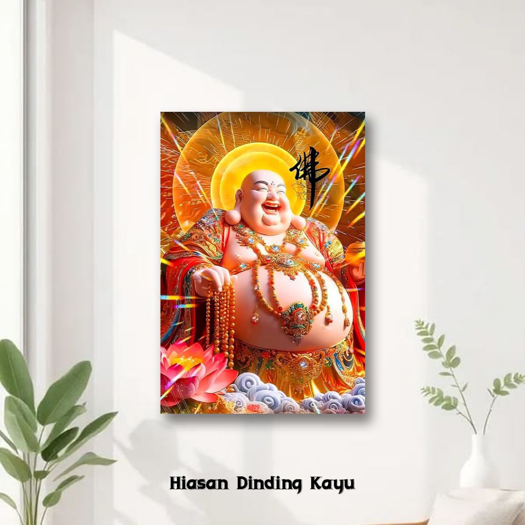 Lokala - HIASAN DINDING BUDDHA MAITREYA / altar maitreya ESTETIK