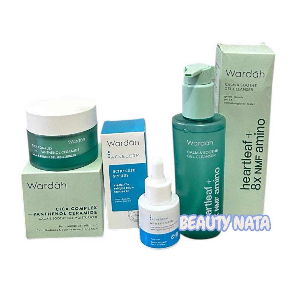 Paket Wardah Skincare 3in1 Kulit Berjerawat Original 100%
