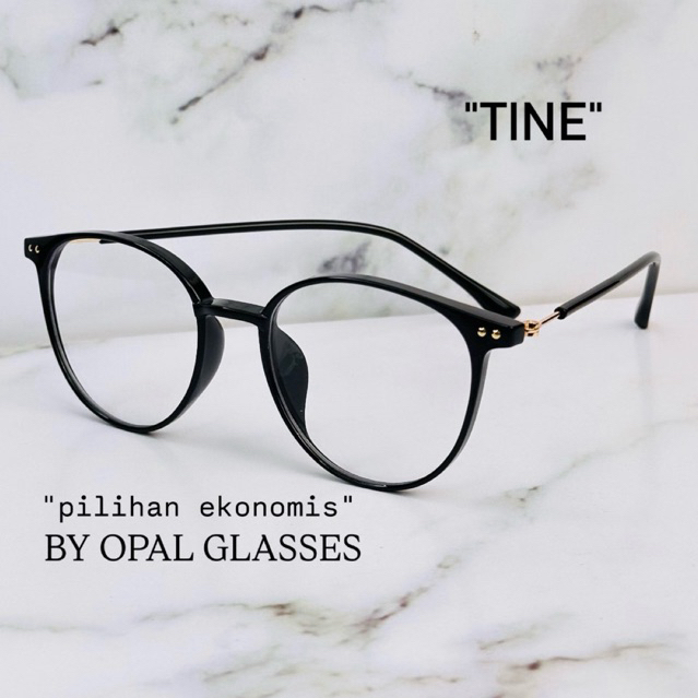 OPAL - TINE - Frame Kacamata Photocromic Anti Radiasi Kaca Mata Minus Wanita Silinder Pria Cowok Kor