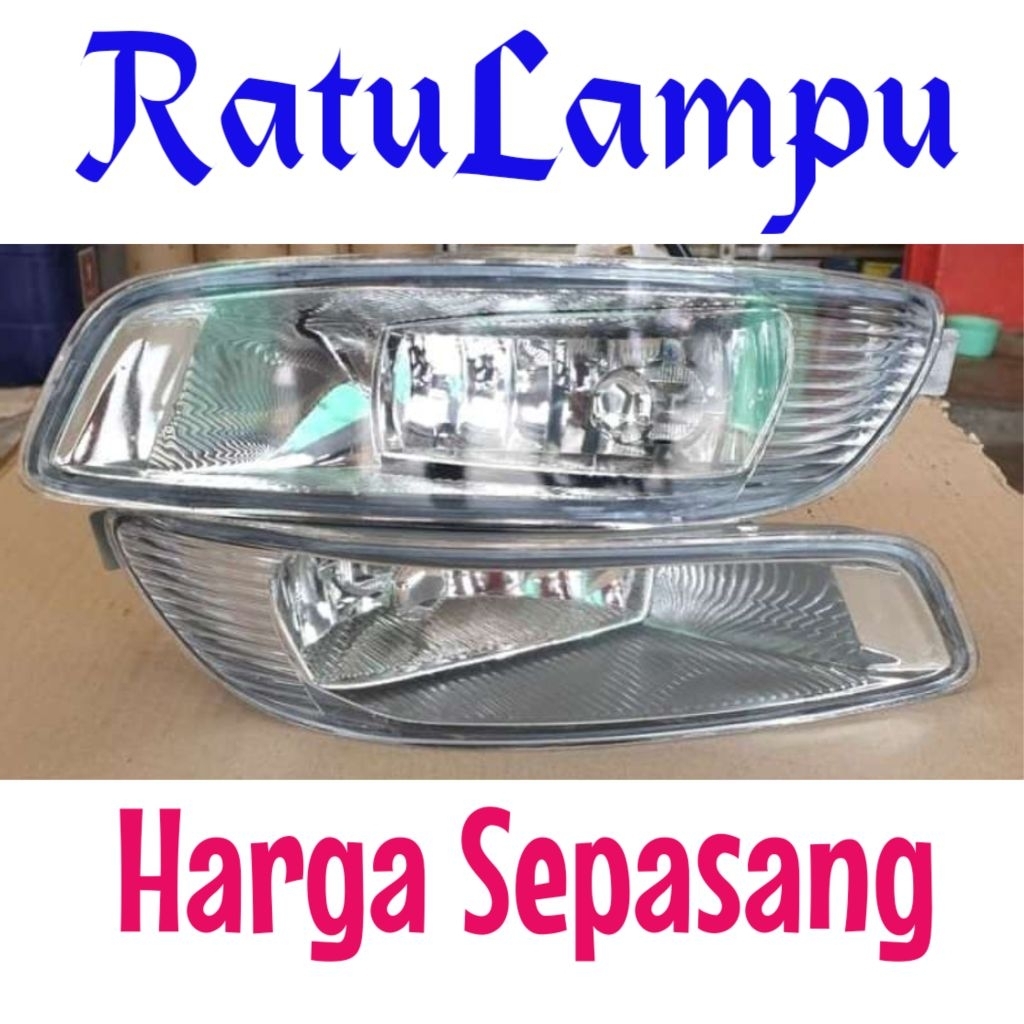 Lampu Foglamp Kijang 2003 (Lampu Kabut / Bumper Kijang Kapsul tahun 2003 ) Sepasang Fog Lamp Kijang 