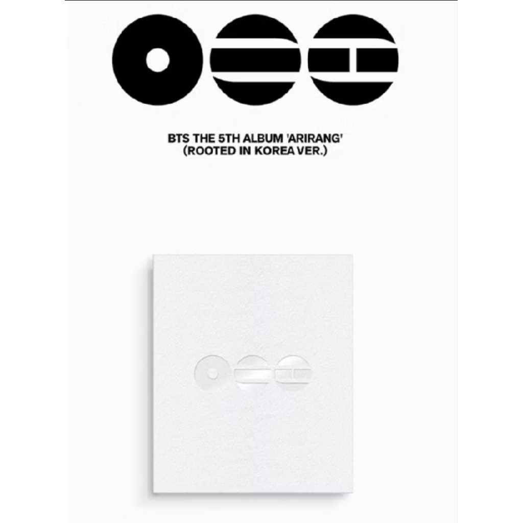 BTS ARIRANG ROOTED IN KOREA SEALED READY
