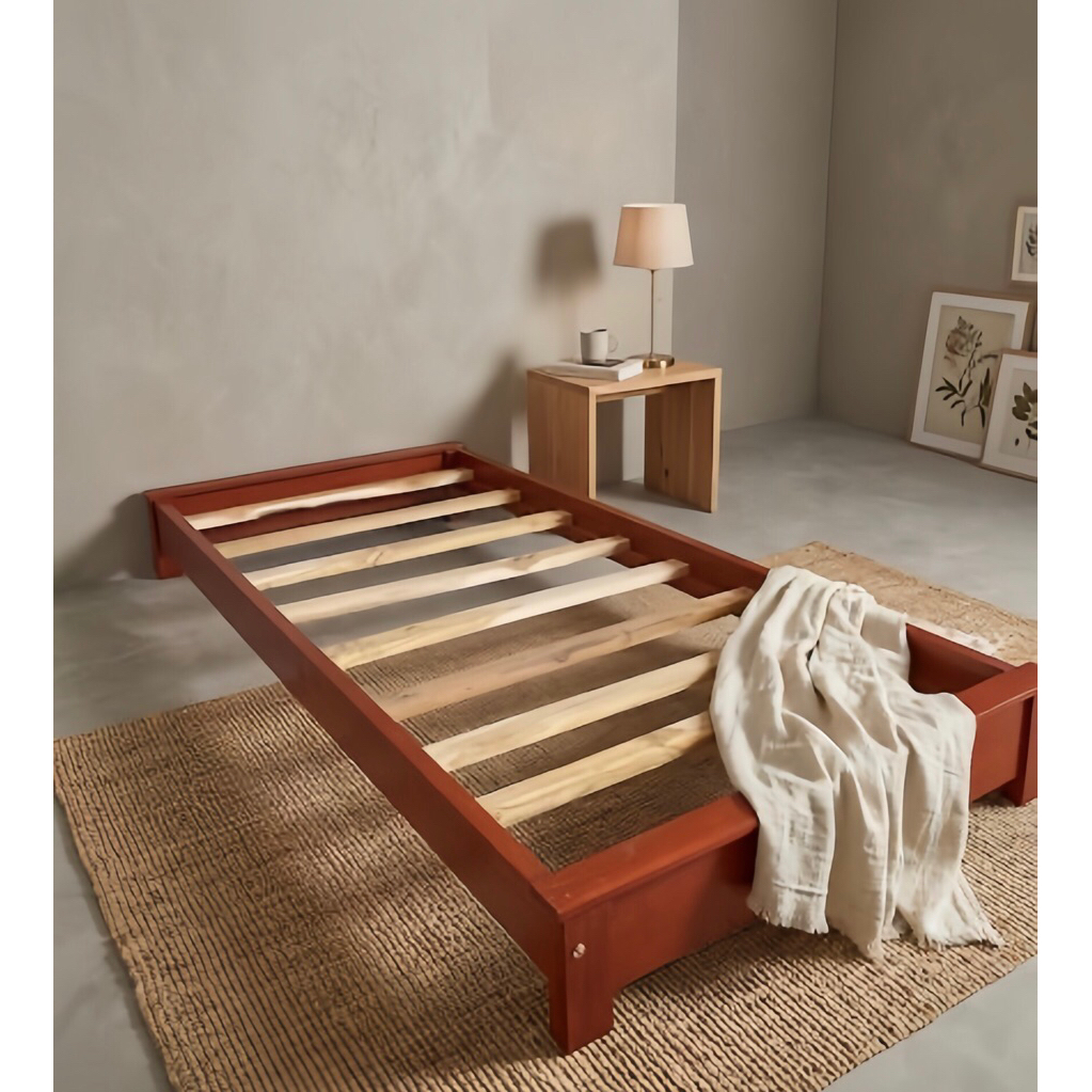 Bingkai kasur & dipan minimalis simple, single bed