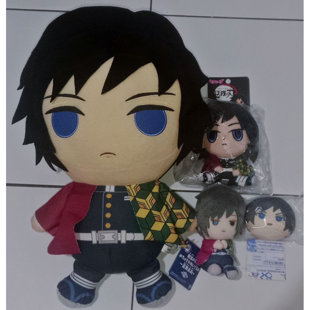 Tomioka Giyuu Giyu Plushie Plush Boneka Ganci Official Chimarinzu Poffuto Omanjuu Kimetsu No Yaiba K