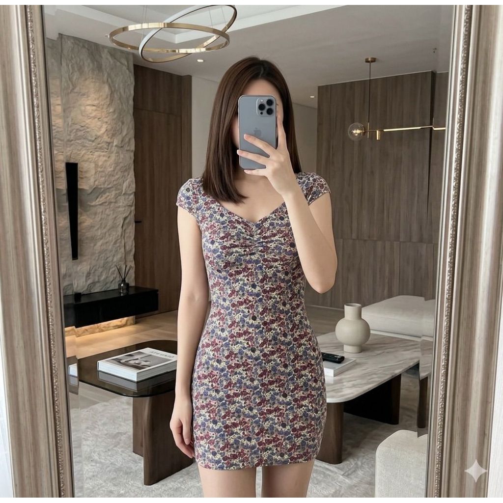 HnM Floral Mini Dress (S)