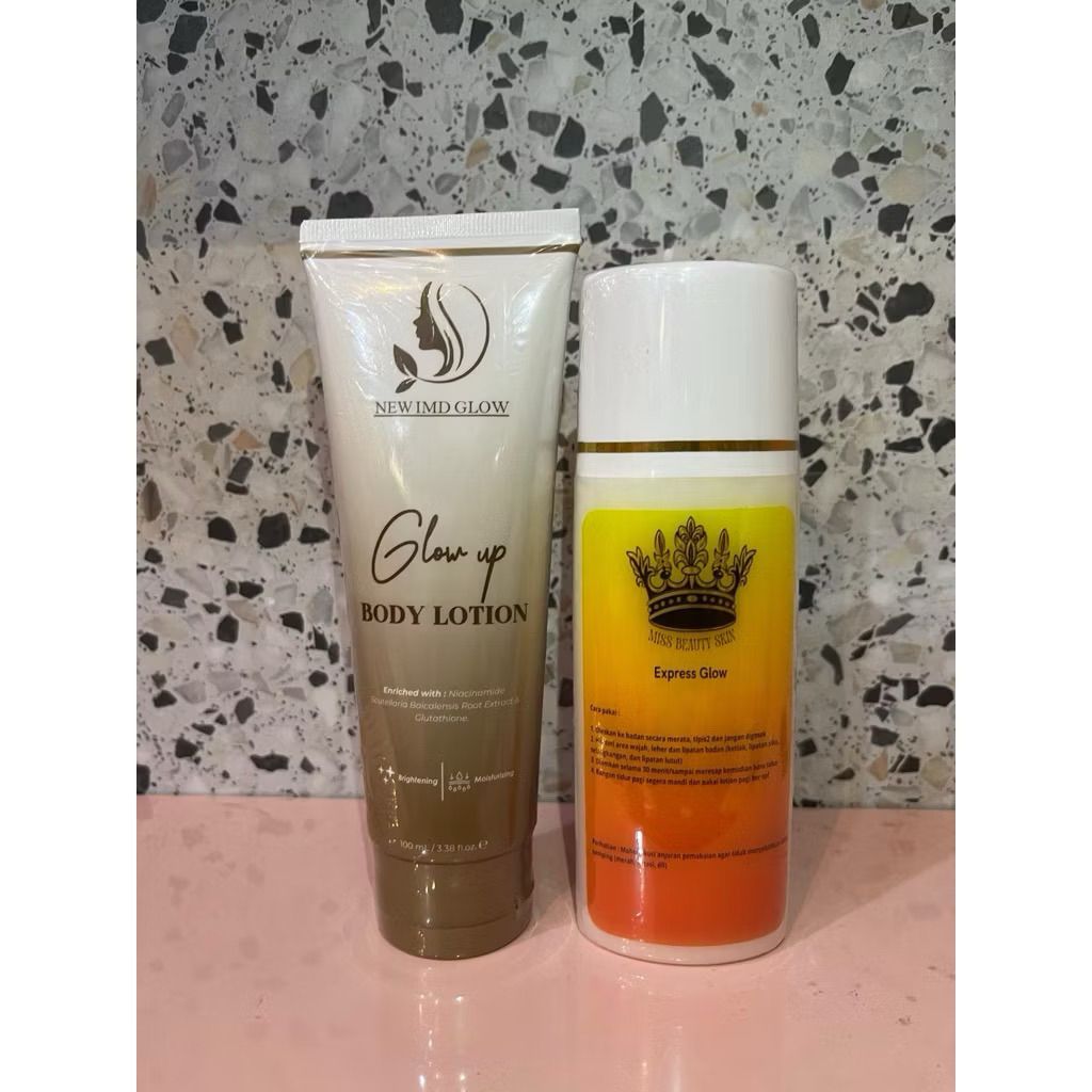 PAKET IMD GLOW SUPER GLOWING| LOTION IMD GLOW | HB IMD GLOW | HB DOSTING BPOM