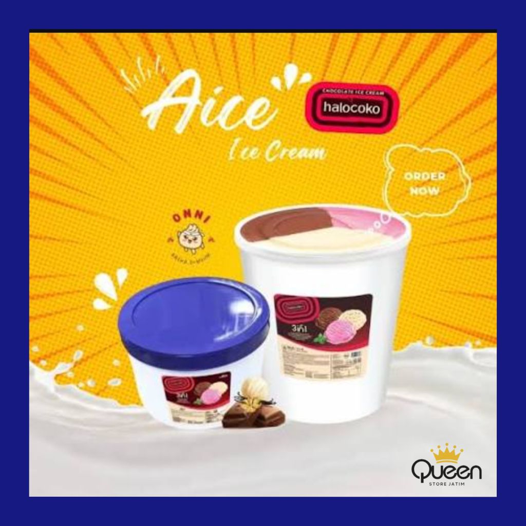 ES CREAM AICE/HALOCOKO 8 LITER