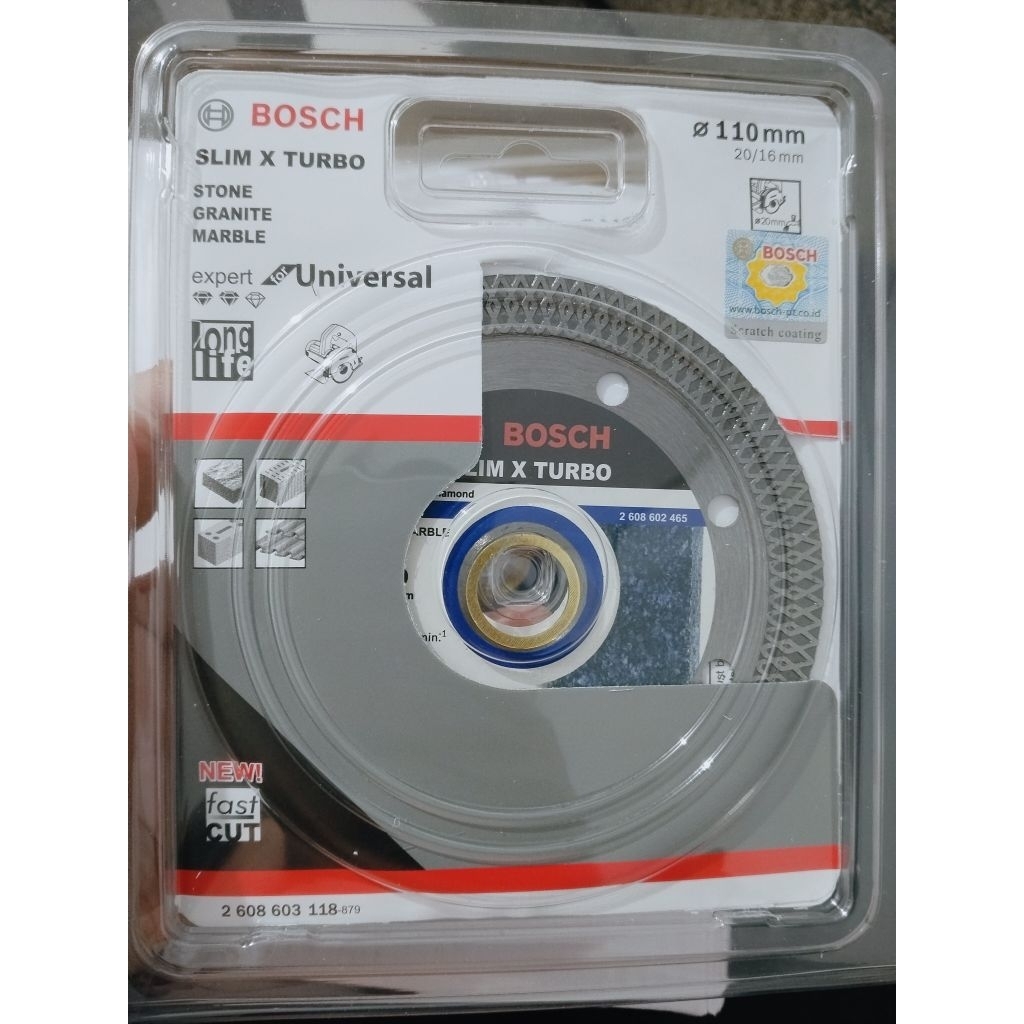 Diamond Wheel BOSCH Batik Turbo 4" / Mata Potong Granit Keramik Slim Wet & Dry - Batik Bosch