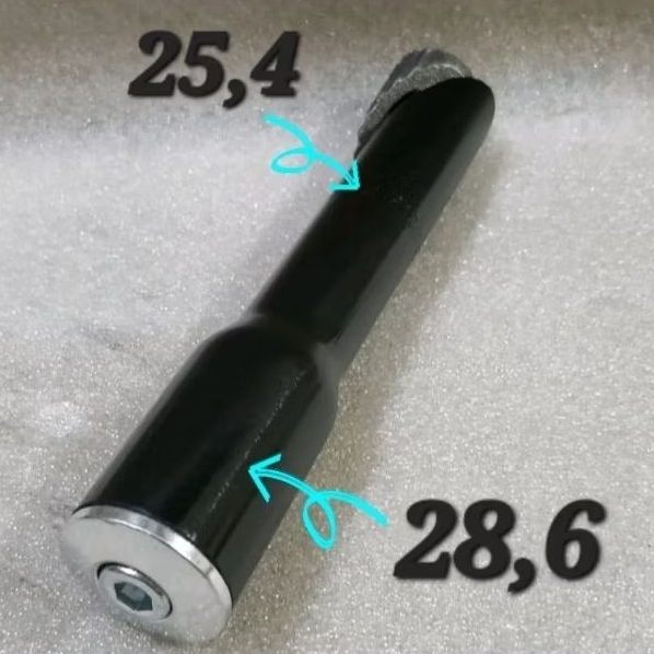 Adaptor stem Support Tiang Fork os 28.6 insert fork 25.4 mtb bmx.