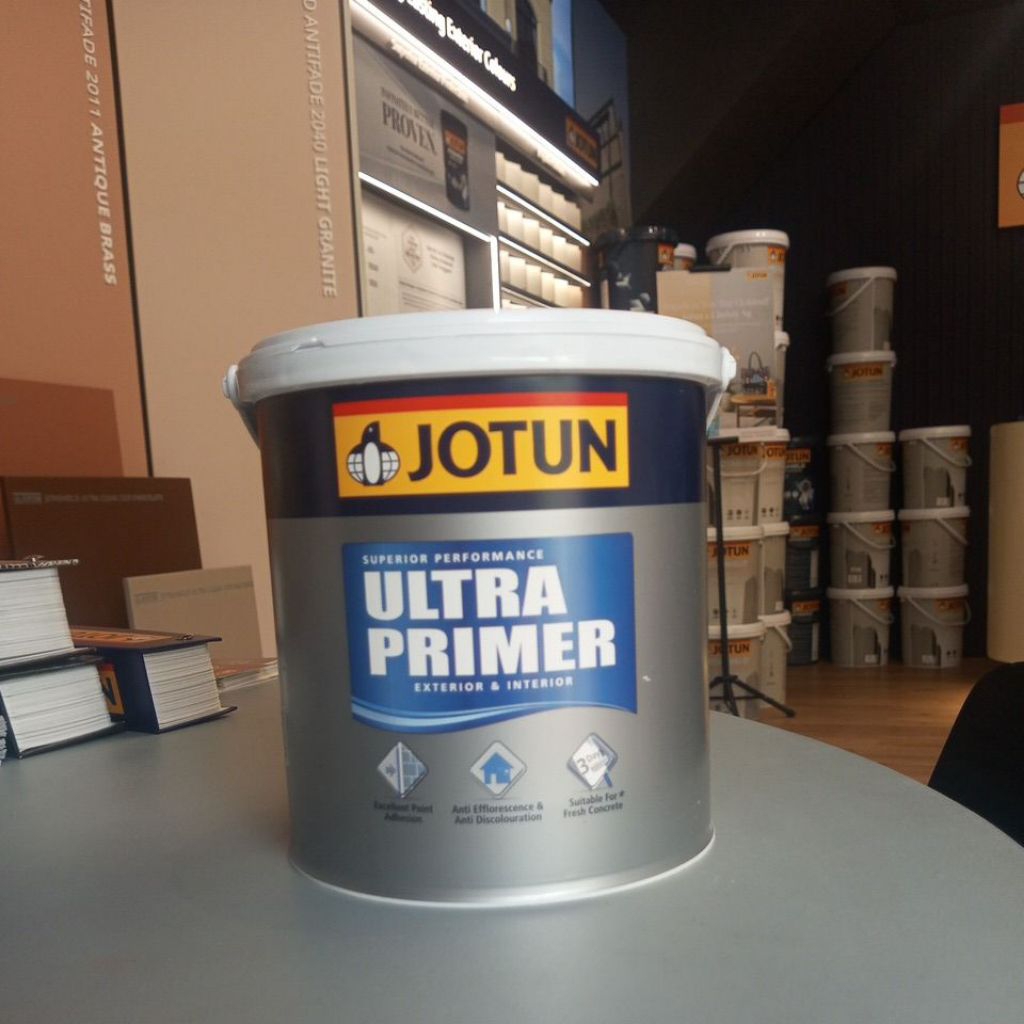 Jotun Ultra Primer 2,5 liter Cat Dasar dinding luar dan dalam superior anti alkali