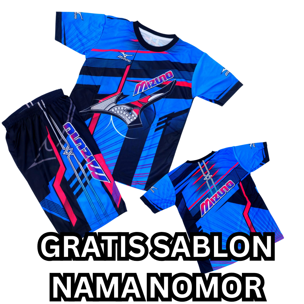 COD/ setelan baju bola voli anak laki laki bisa sablon nama nomer