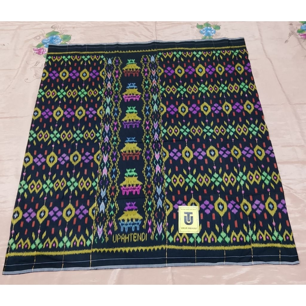 SARUNG UPAH TENDI & UKUR MEHULI CORAK RUMAH ADAT