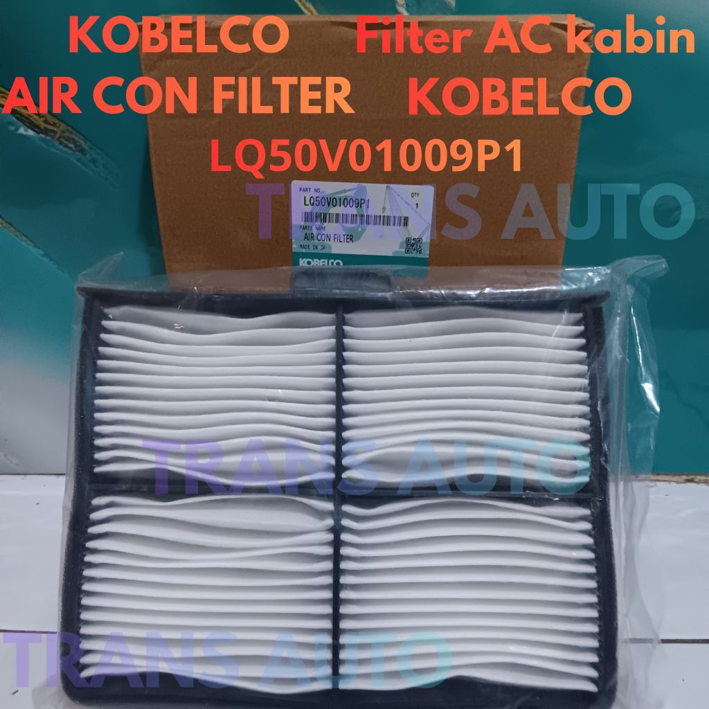 Kobelco Air Con Filter/Filter AC Kabin Kobelco part no.LQ50V01009P1