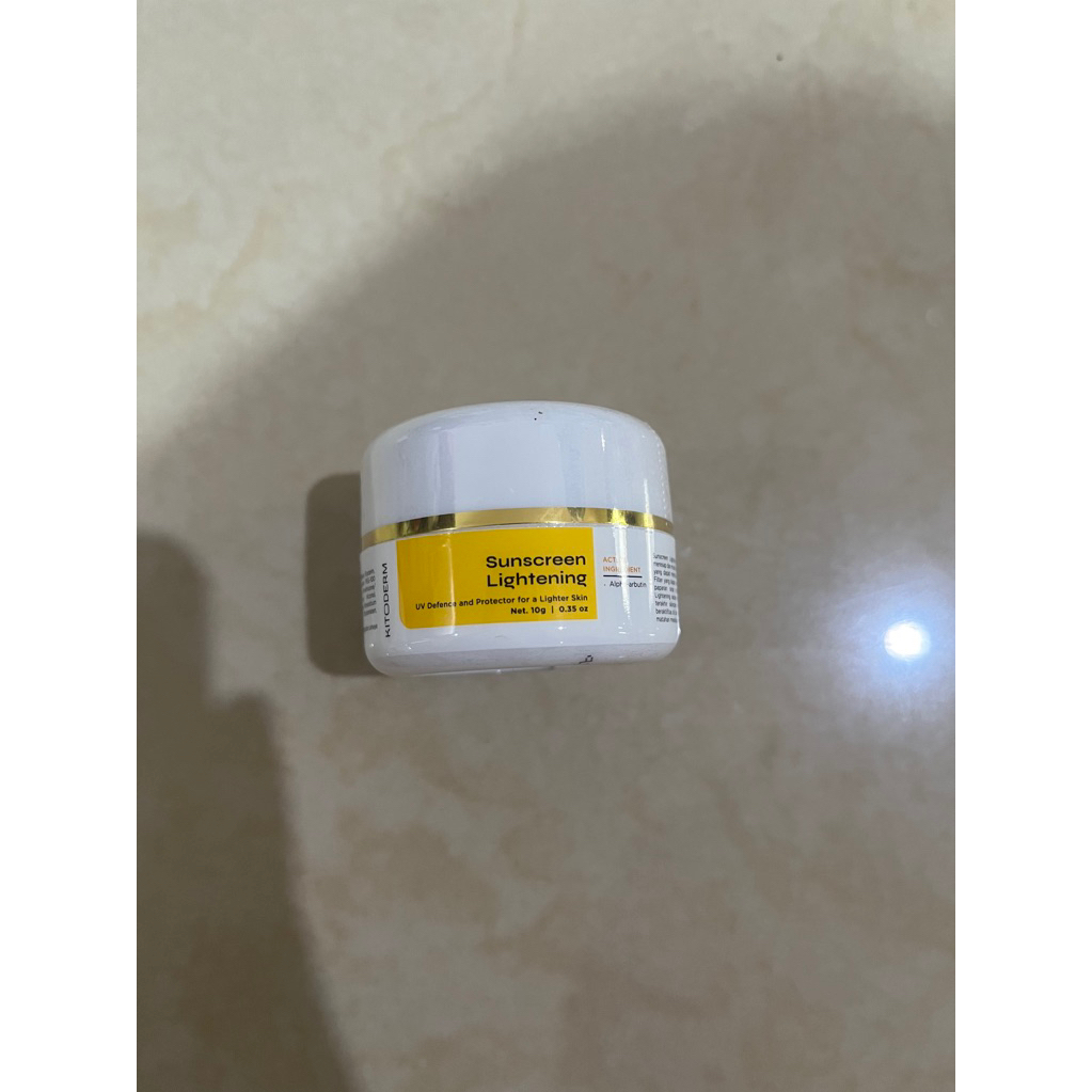 Kitoderm Sunscreen Lightening Cream Malam Whitening /acne