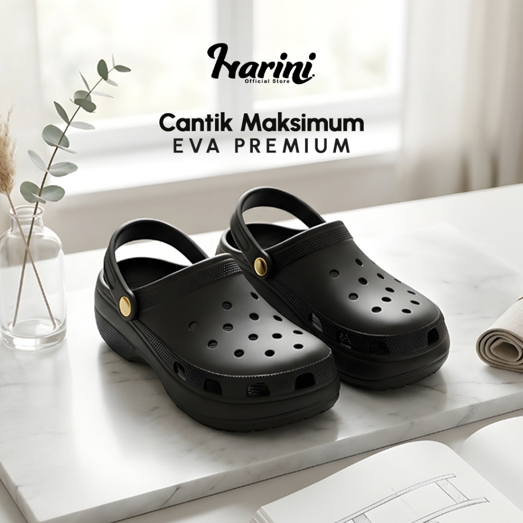 Sandal Baim Polos Slop Kodok Wanita Pria Korea Sendal Fuji Kekinian Empuk Tidak Berbau 8102-POLOS-5