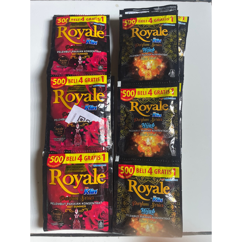 Royale Pewangi Pakaian renceng (12sachet)