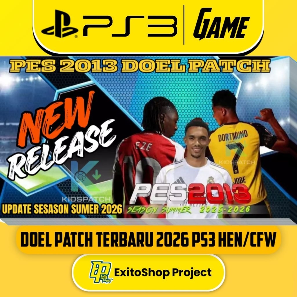 DOEL PATCH PES 2013 UPDATE PATCH 2026 WINTER TERBARU PS3 HEN