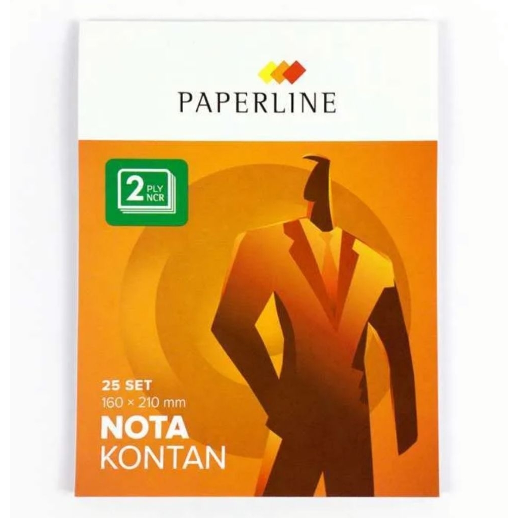 Nota Kontan Paperline 2 Ply NCR 160 x 210 mm Isi 25 Set