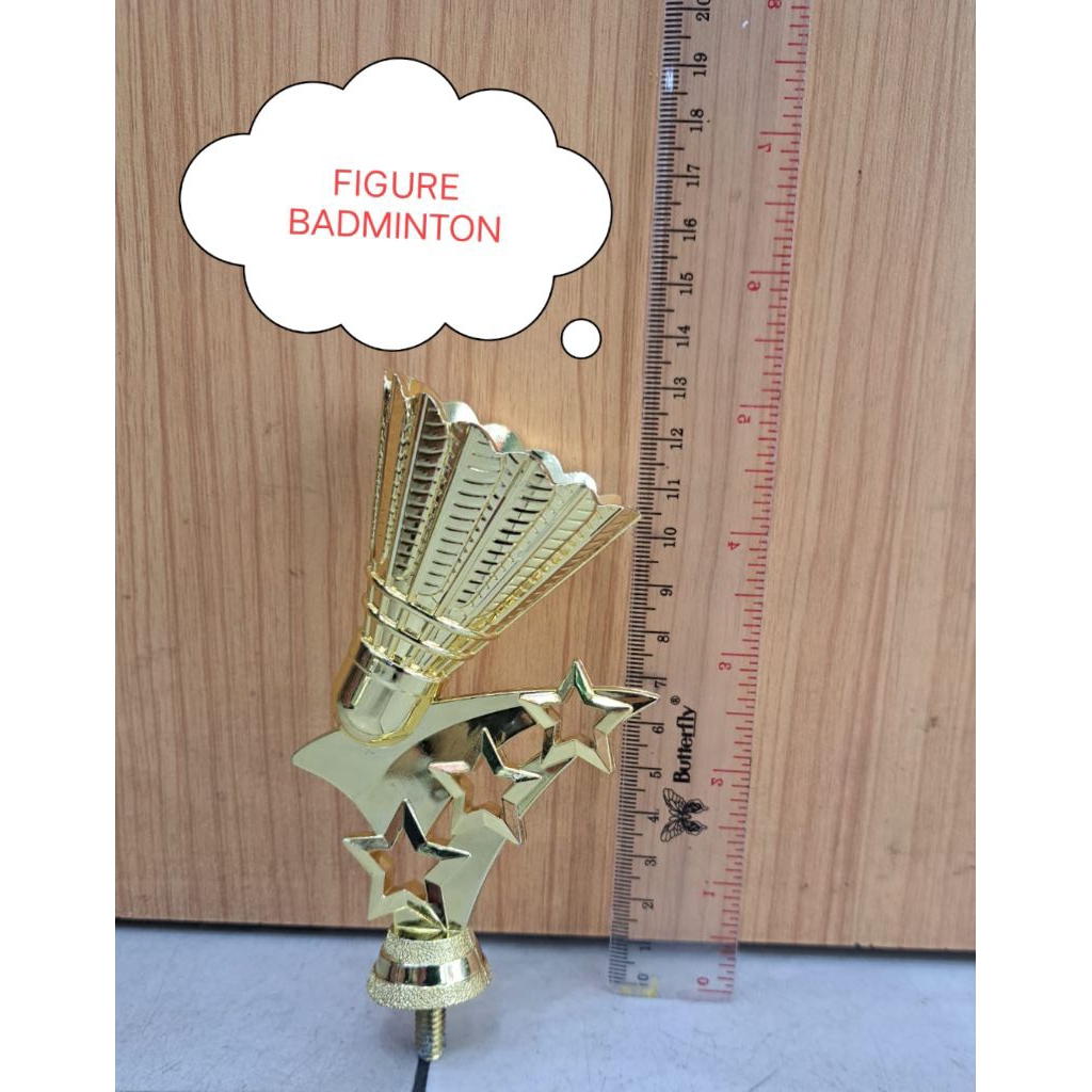 Figure Trophy / Kepala Trophy Badminton (Per Buah)
