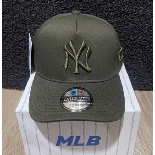 TOPI BASEBALL MLB NY SIMPLE ORIGINAL FULL GREEN ARMY CAPS / TOPI BEST SELLER / TOPI PRIA WANITA