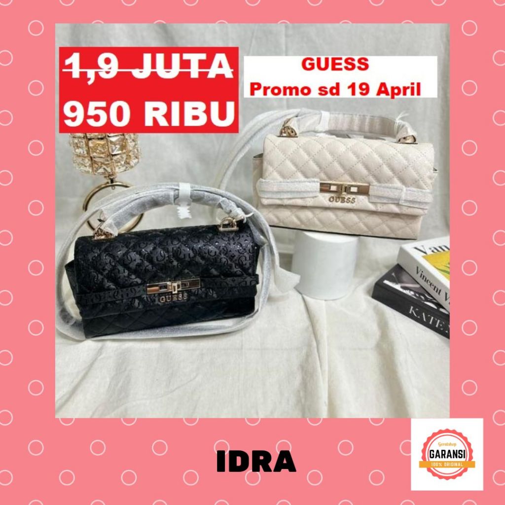 Tas Guess wanita SILVANA 2 satchel bag original SALE