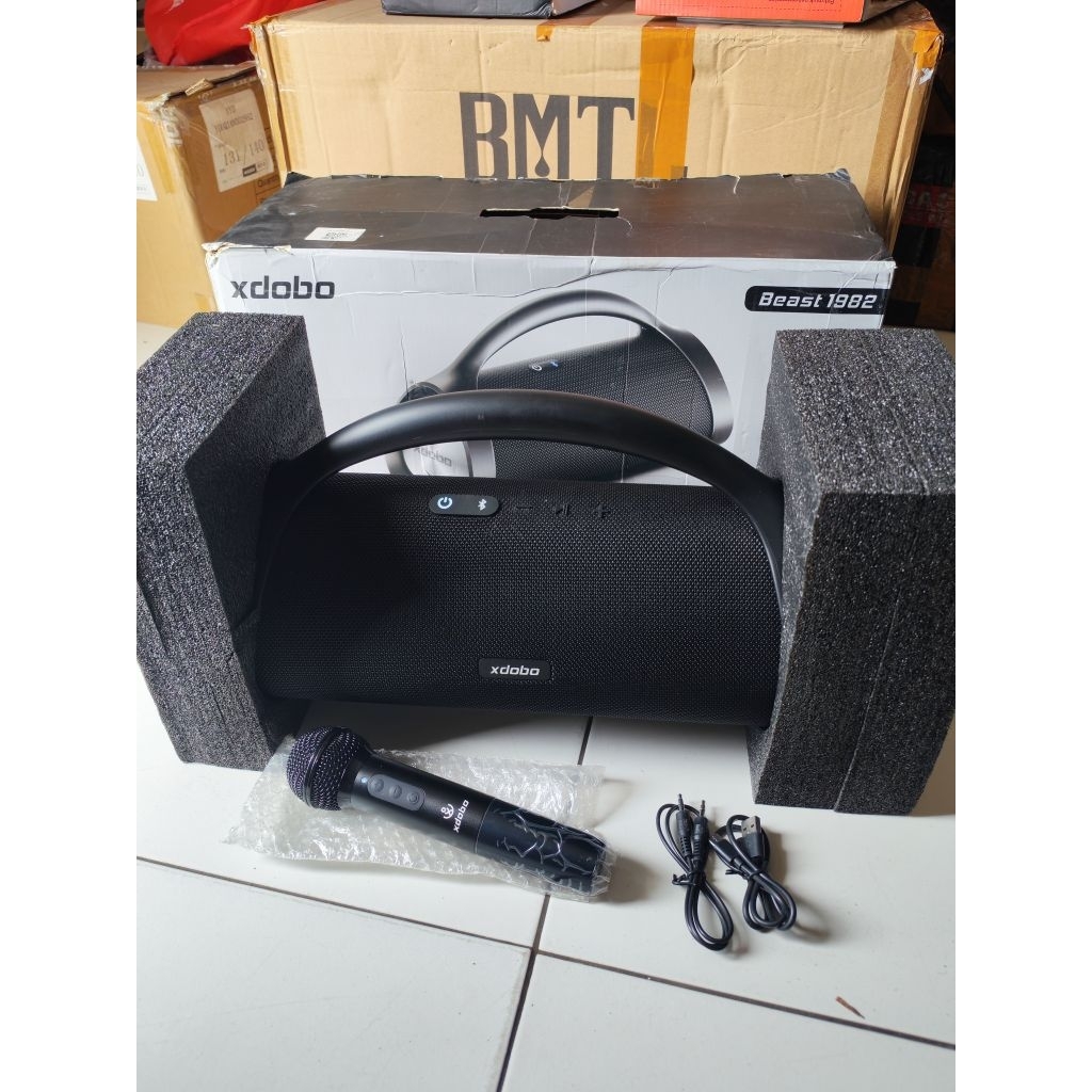 Speaker Xdobo Beast 1982 120W Audio Bluetooth V 5.3 dengan Microphe Wireless Karaoke Original