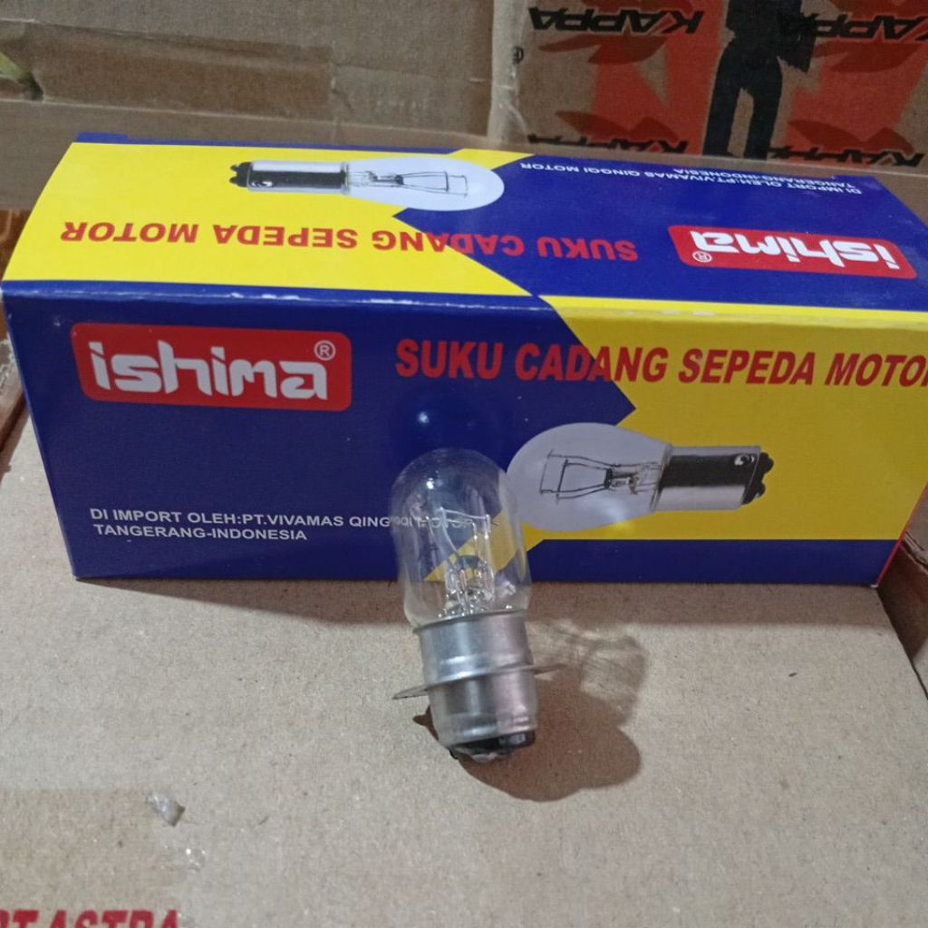 1 Biji lampu depan sepeda motor beat Mio Supra / lampu depan 12 V 25W/35 W