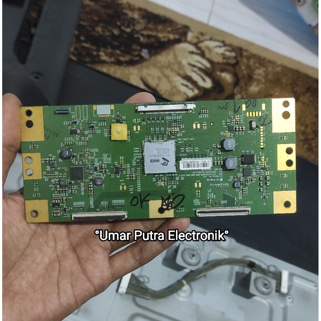 tcon Boar Pcb Tv Led Sony tipe KD-43X7500E ORIGINAL CABUTAN NORMAL TESTED