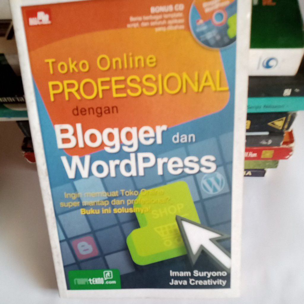 BUKU TOKO ONLINE PROFESIONAL DENGAN BLOGGER FAN DAN WORDPRESS