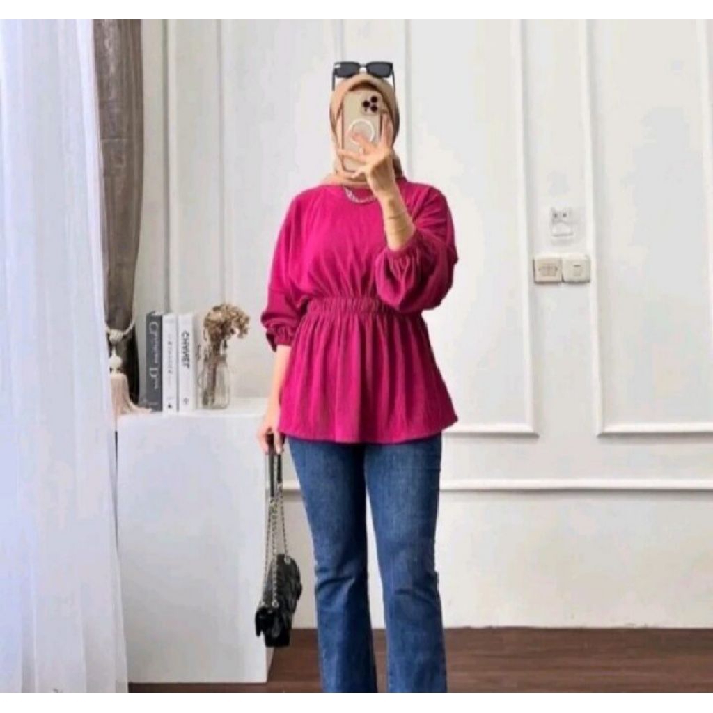 blouse wanita kekinian ZARA original