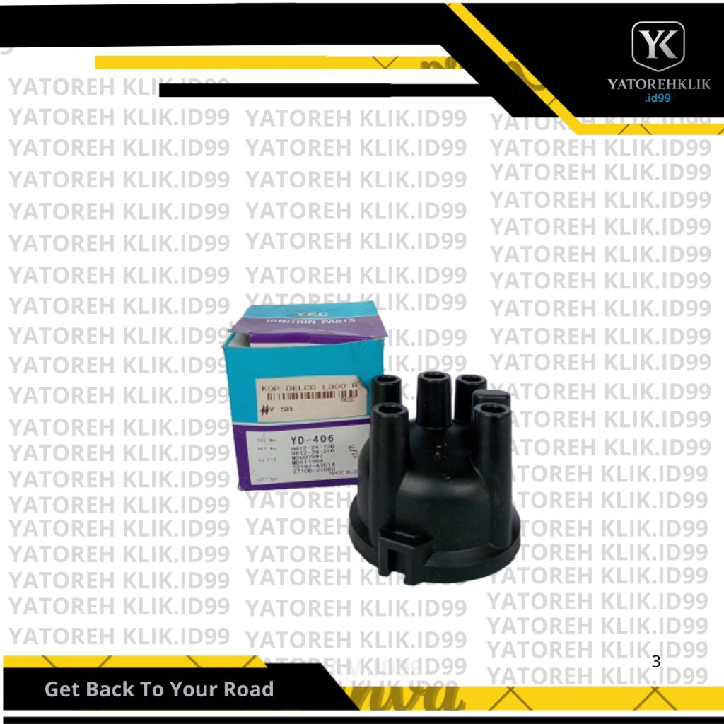 Kop Delco  L300 Bensin YEC YD-406 – Tutup Distributor Original Jepang