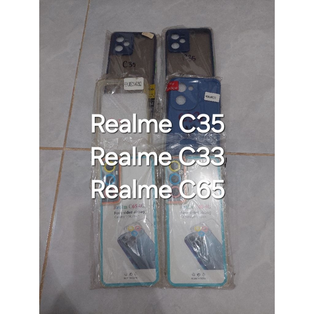 Softcase Pelindung Handphone Realme C35 / Realme C33 / Realme C65