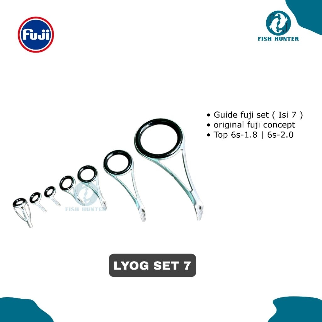 Ring guide fuji CCLYOG Set isi 7 | oseg custom joran fuji