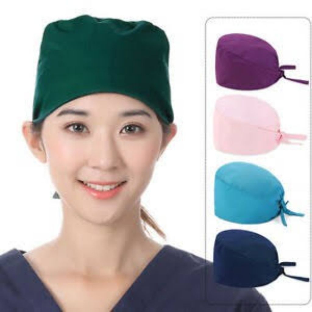 Nurse Cup / Topi Perawat / Topi Bedah / Surgical Cup / Topi Masak / Topi Chef / Topi Kain / Topi