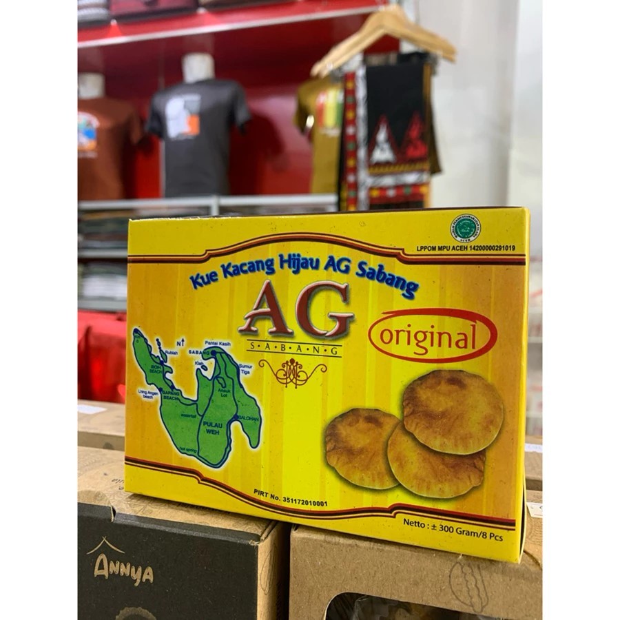 Kue Bakpia Sabang AG Original dan Pandan Kacang hijau Lembut