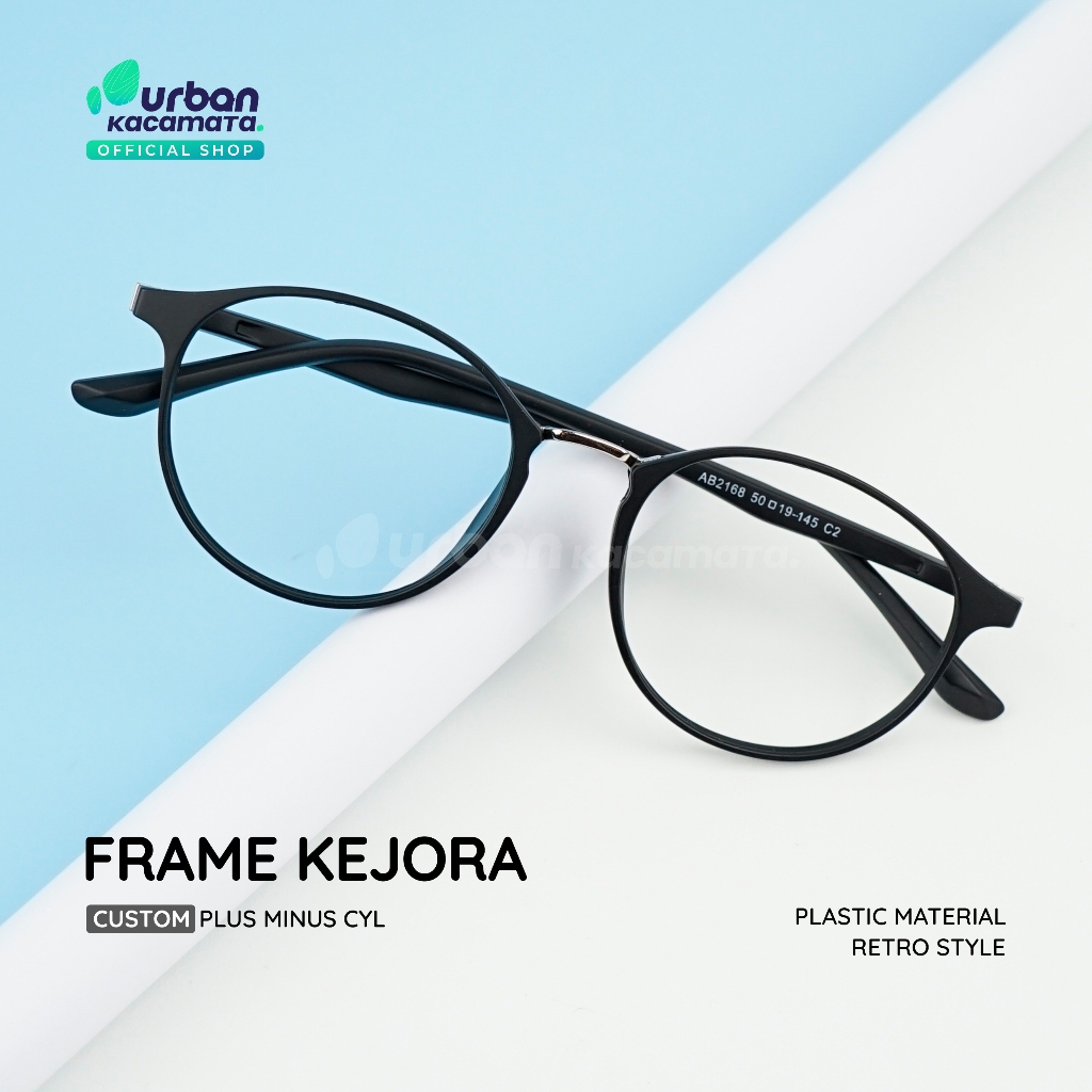 URBAN KACAMATA - Frame Kejora - Kacamata Korea Oval Kecil Unisex Terbaru