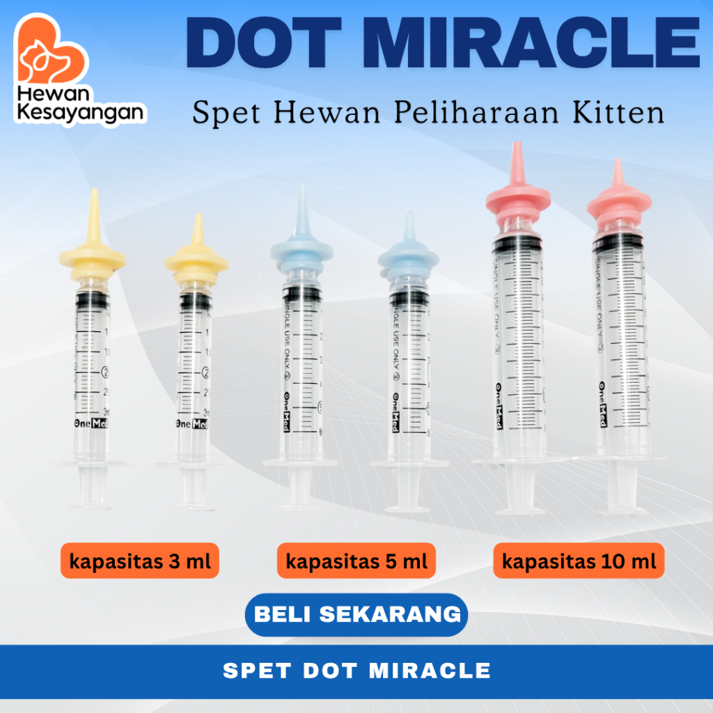 Dot Susu Spet Spuit Nipple Dot Silikon Kucing Anjing dll